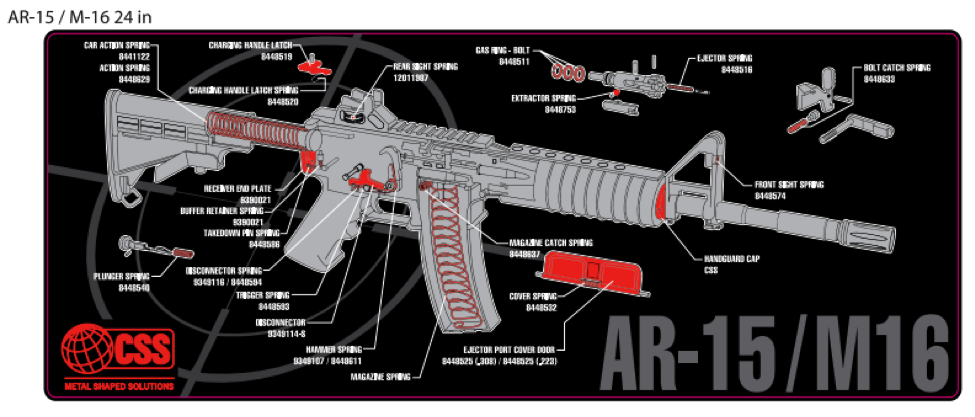 AR-15 / M-16 24 in